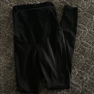 Maternity Black High-Waisted Leggings